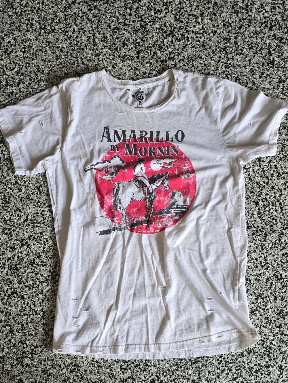 Amarillo By Mornin' White Graphic Tee
